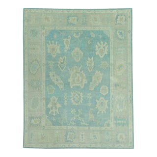 Turkish Oushak Rug 8'10" x 11'3" #19098 For Sale
