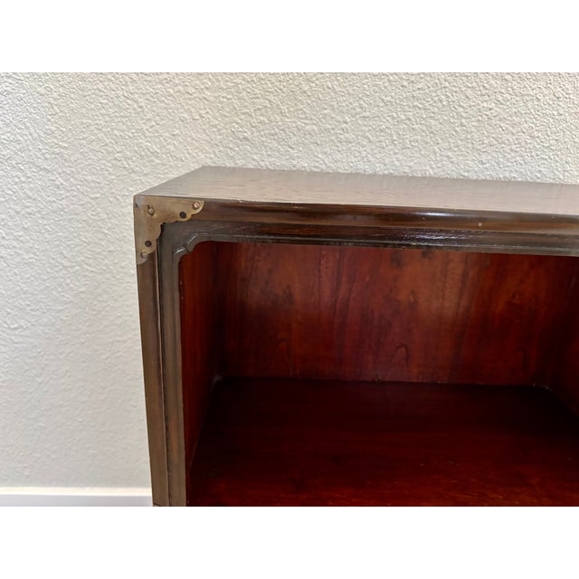 1980s Vintage Chinoiserie Small Chest/Side Table/Nightstand For Sale - Image 5 of 10