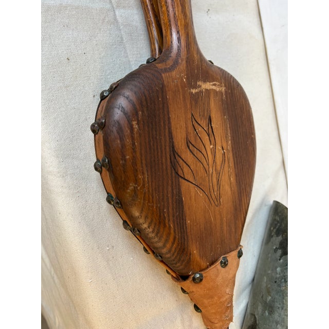 1970s Wooden Bellows - Set of 2 For Sale In Atlanta - Image 6 of 12