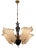 Murano Glass Leaf Chandelier, 1970s For Sale