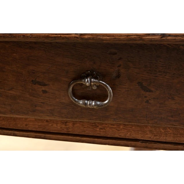 Louis XIV Style Oak Farm Table, Mid 19th Century For Sale - Image 14 of 18
