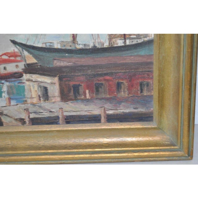 Winifred Lucy Shaffer Original Oil Painting C.1950s For Sale In San Francisco - Image 6 of 9