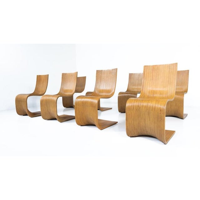Bamboo Dining Chairs by Alejandro Estrada for Piegatto, 2000s, Set of 8 For Sale - Image 16 of 18