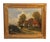 J. Metzler, Village Scene, 1898, Oil Painting on Board, Framed For Sale - Image 9 of 9