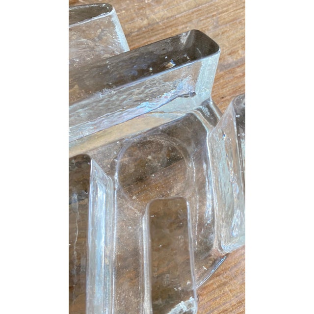 Candleholder in Thick Art Glass, Italy, 1970 For Sale - Image 3 of 11