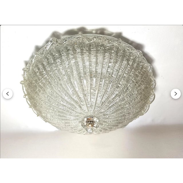 Ceiling Light in Murano Glass from Barovier & Toso For Sale - Image 8 of 15