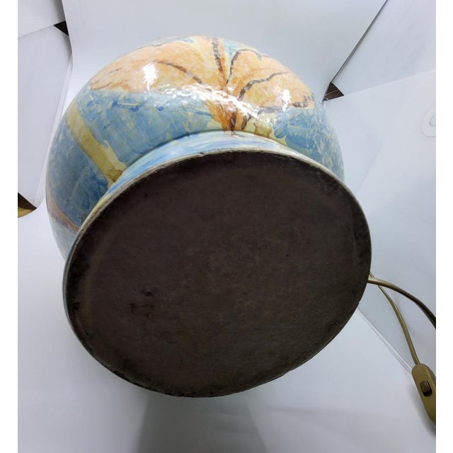 Ceramic Lamp by Hubert Olivier, France, 1980s For Sale - Image 12 of 15