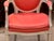 Late 20th Century Pair of Vintage Painted French Armchairs With Oval Backs For Sale - Image 5 of 9