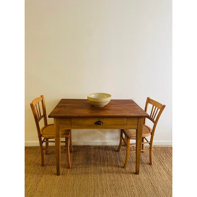 French Dining Table in Oak For Sale - Image 10 of 14
