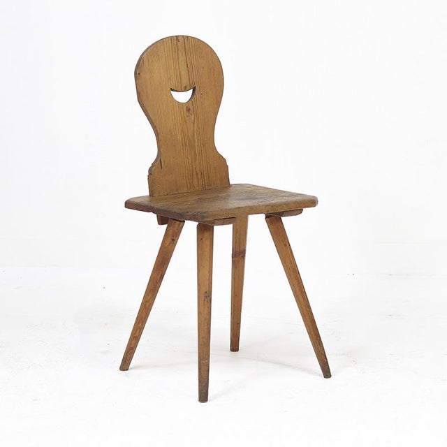 Rustic Farmhouse Primitive Wabi Sabi Mountain Chair For Sale - Image 9 of 9