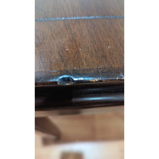 Vintage Angled Mahogany Coffee Table by Marcus Yahr & Son For Sale - Image 10 of 12