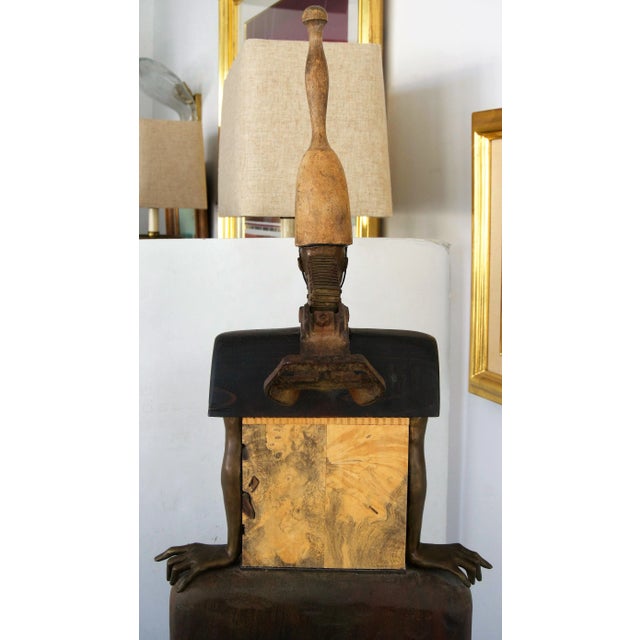Cecilia Z Miguez Sculpture Found Objects 6ft For Sale - Image 10 of 13