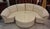 1970s Corner Sofa in Cream Leather with Ottoman, 1970s For Sale - Image 5 of 7