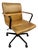 West Elm Cooper Mid-Century Leather Swivel Office Chair For Sale