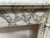 Louis XVI Style Fireplace in White Carrara Veined Marble, 19th Century For Sale - Image 13 of 16