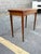 Antique Federal Style Petite Sized Inlaid Flip Top Game Console Table For Sale - Image 16 of 18