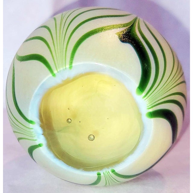 1970s Blown Glass Paperweight by Golden Crown E&r For Sale - Image 4 of 5