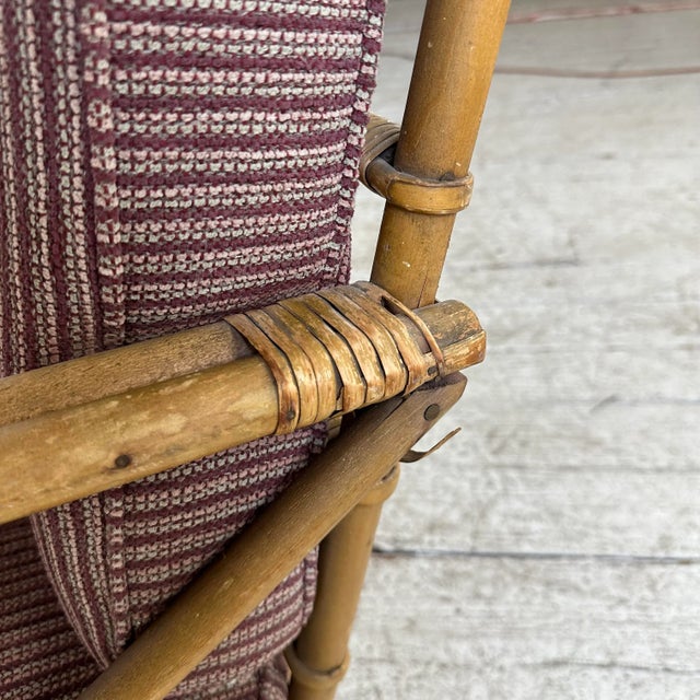 Mid Century Modern Heywood Wakefield Bamboo Lounge Chair For Sale In Cleveland - Image 6 of 12