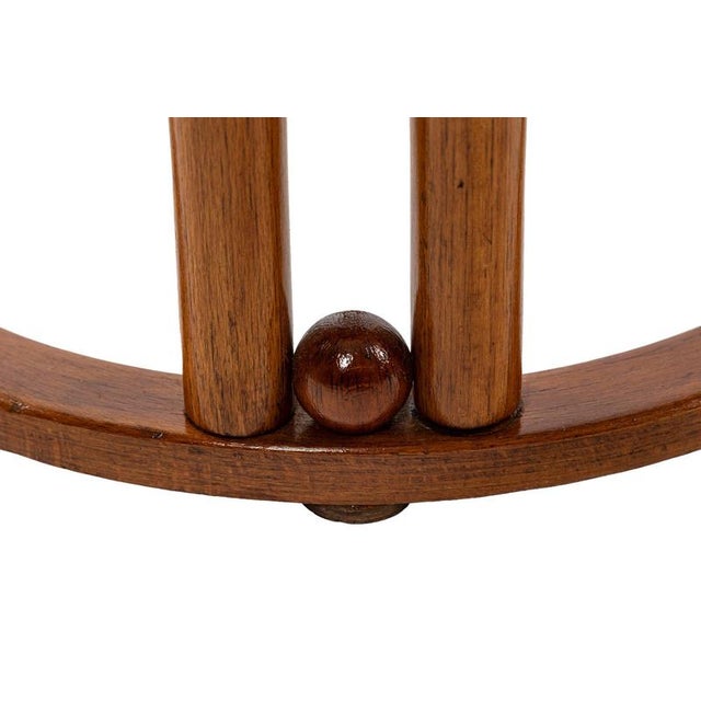 Fledermaus Stool attributed to Josef Hoffmann and Gustav Siegel for J. & J. Kohn, 1908 For Sale - Image 6 of 9