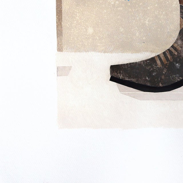 Howdy! (Spring Flowers) - Original Spring Floral Still Life Collage Art on Paper For Sale - Image 4 of 6