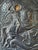 Religious Vintage Greek Orthodox 950 Fine Silver Riza Icon of St. George For Sale - Image 3 of 16