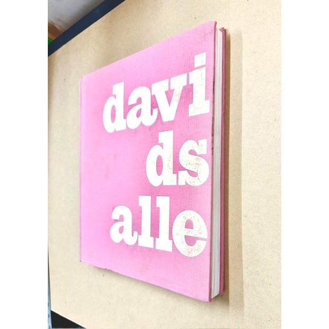 Both a great OOP tome on icon artist David Salle, AND a great design element with the pink linen cover. Hardcover. Texts...