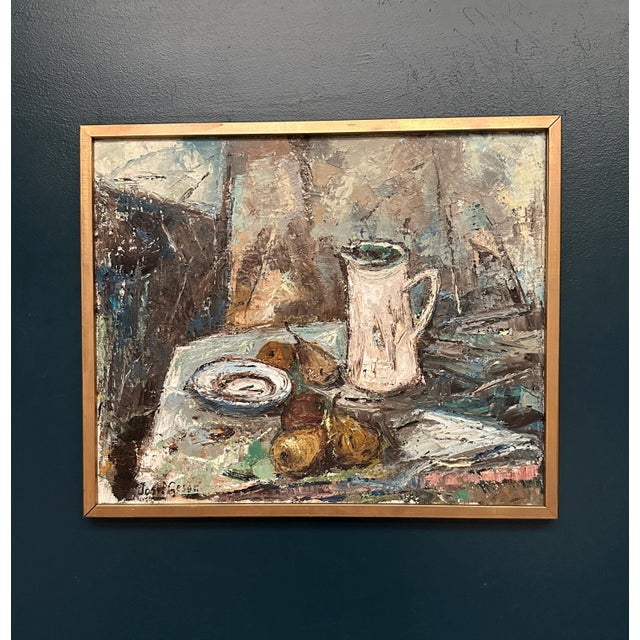 Josef Geson, Upppställning I, 1975, Oil on Canvas, Framed For Sale - Image 14 of 18
