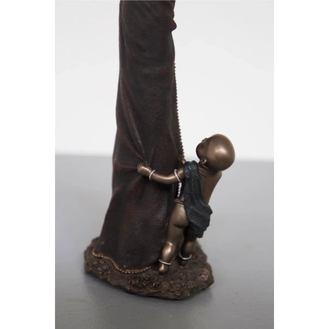 2000 - 2009 African Statue Mama Africa Masai, Limited Edition, 2004, Resin For Sale - Image 5 of 9