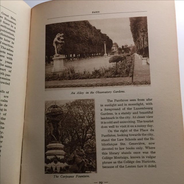 Brown Paris by Moma Clarke 1929 London Pictorial Guide For Sale - Image 8 of 11