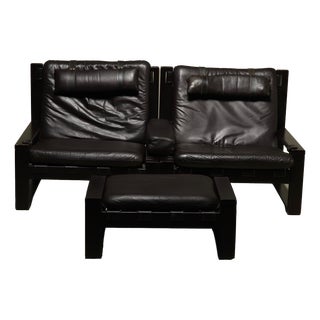 Brutalist Modular Lounge Set by Sonja Wasseur 1970s, Set of 3 For Sale