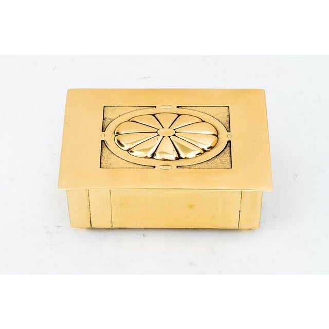 Brass Jewelry Box from WMF, Germany, 1920s For Sale - Image 11 of 11