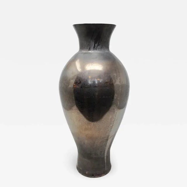 Venini - Lucenti Silver Vase by Venini For Sale In Naples, FL - Image 6 of 6