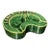 Mid 20th Century Lamer Hotels Emerald Green Ceramic Ashtray For Sale