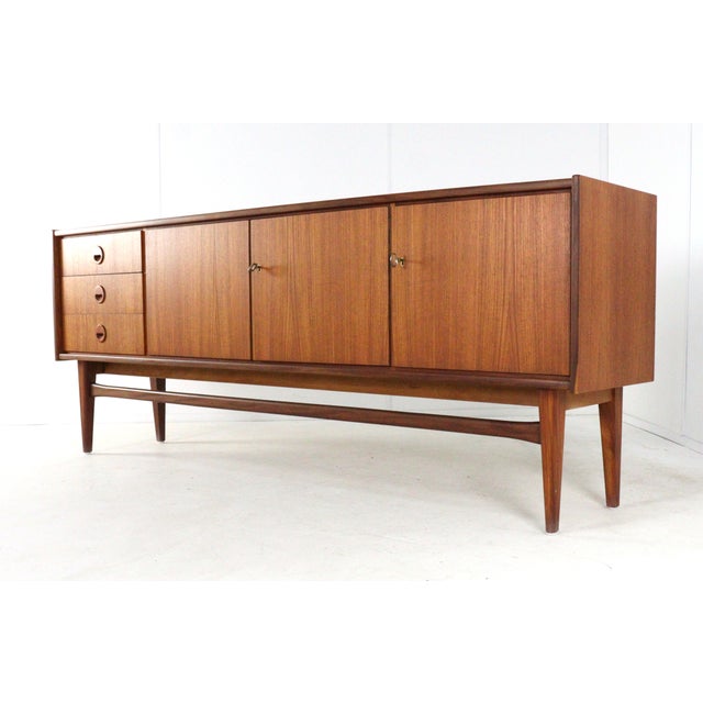 Mid-Century Teak Sideboard from Bartels For Sale - Image 9 of 12