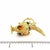 Amethyst Amethyst & Sapphire 14k Yellow Gold Water Jug Charm Pendant For Sale - Image 8 of 8