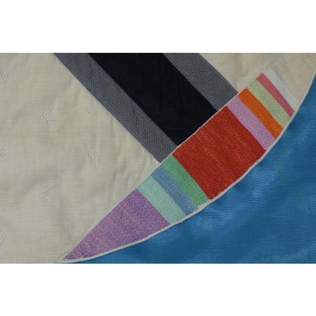 1980s Eugenio Carmi, Italian Abstract Tapestry, 1980s, Silk For Sale - Image 5 of 15