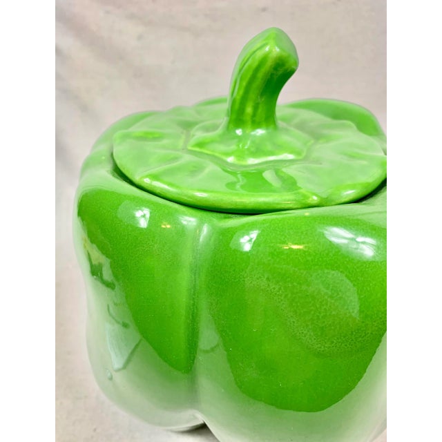 Vintage Large Bell Pepper Cookie Jar Chairish