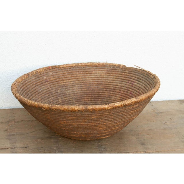 19th Century Large Antique 28" Dm Tribal Harvest Bowl For Sale - Image 5 of 9