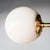 Gold Large Alabaster and Brass Pendant Light, 1960s For Sale - Image 8 of 12