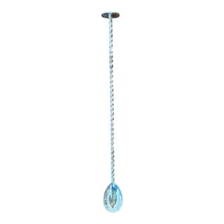 Mid 20th Century Hôtel Silver Twisted Cocktail Stirrer For Sale