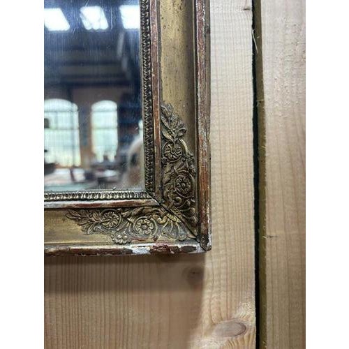 Wood Square Mirror in Solid Wood Frame For Sale - Image 7 of 9