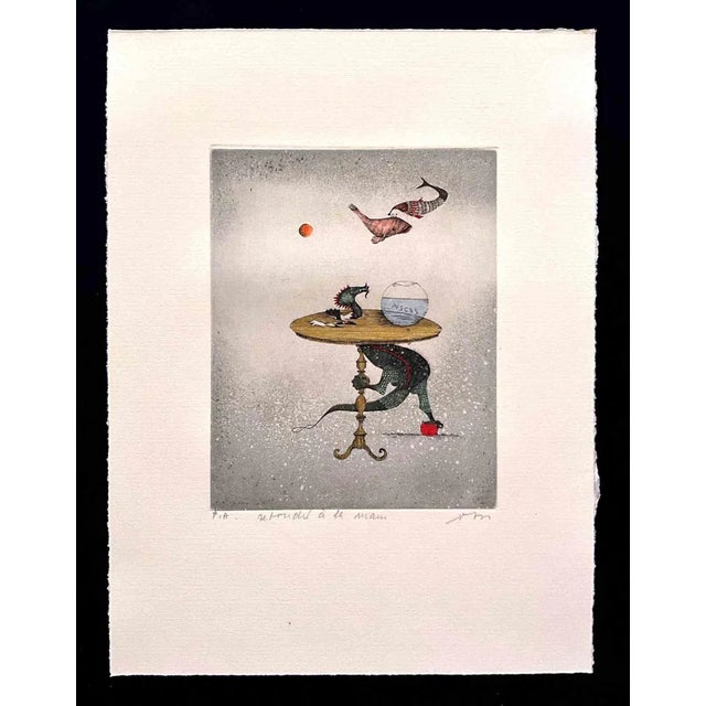 Ossi Czinner, Untitled, Lithograph, 1980 For Sale