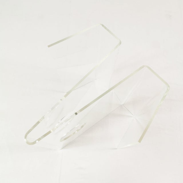 Modern Magazine Rack, Italy, 1970s For Sale - Image 4 of 10