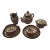 1980s Henriot Quimper Tea for Two Set - 7 pcs For Sale