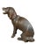 Painted and Carved Wood Dog For Sale - Image 4 of 9