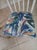 Traditional 1970s Metal Dining Patio Set Square Table Glass Top White Chairs on Wheels Set of 3 For Sale - Image 3 of 7