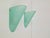 Vintage Triangular Conical Wall Sconces in Green Frosted Glass from Lumal-It, 1990s, Set of 2 For Sale - Image 16 of 16