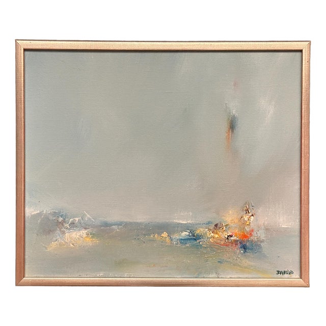 Jan Ed, Seascape, 1986, Oil on Canvas, Framed For Sale