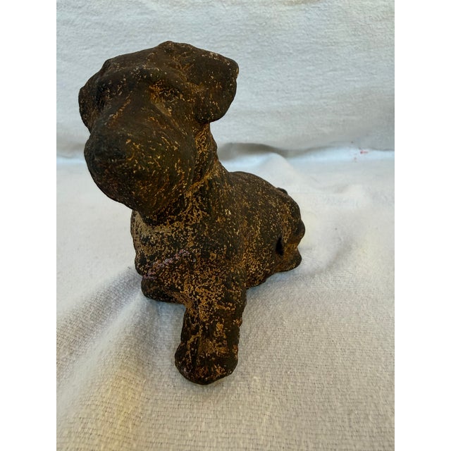 1930s 1930s Cast Iron Very Heavy Hubley Terrier For Sale - Image 5 of 11