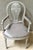 Mid 20th Century Pair Maison Jansen Silverleaf 'Montgolfier' Hot-Air Balloon Arm Chairs For Sale - Image 5 of 10